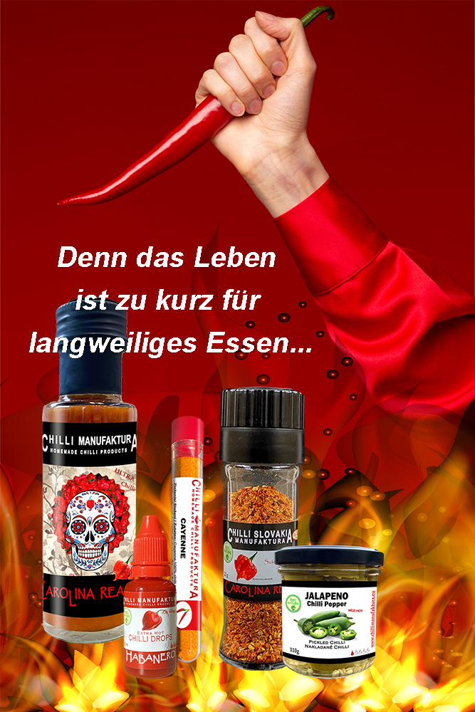 l Scharfes Chili in der Küche