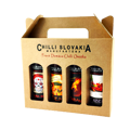 Naturbraune Geschenkbox Sauce 4x100ml