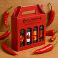 Rote Geschenkbox Sauce 4x100ml