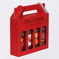 Rote Geschenkbox Sauce 4x100ml