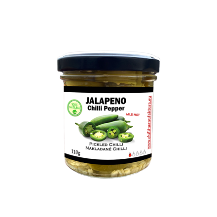 Eingelegte grüne Jalapenos, in Scheiben geschnitten 110g