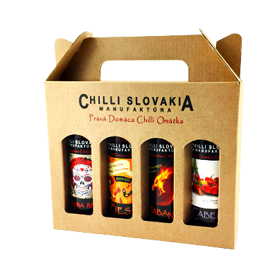 Naturbraune Geschenkbox Sauce 4x100ml Naturbraune Geschenkbox Sauce 4x100ml