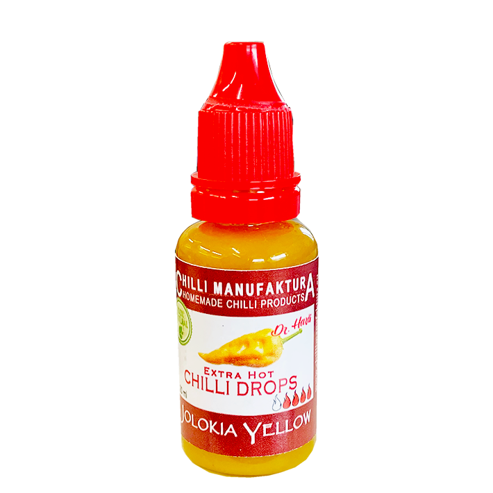 CHILLI DROPS 20ml Jolokia Yellow