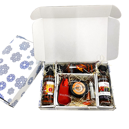 DELUXE CHILLIKEY 6-teilige MEDIUM Hot-Geschenkbox